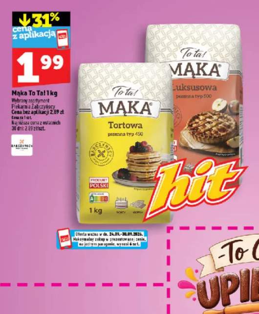 Mąka To ta! tortowa pszenna typ 450 +1 wariant