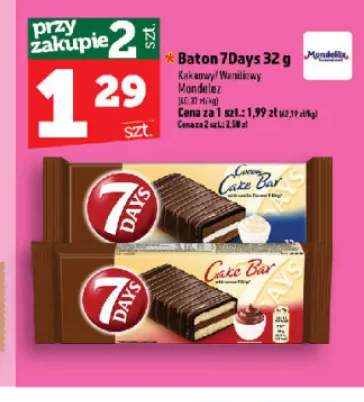Baton 7Days kakaowy +1 wariant