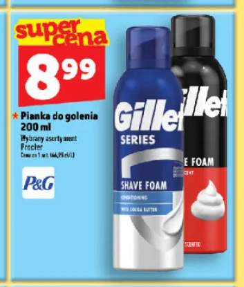 Pianka do golenia Gillette Series Conditioning with Cocoa Butter +1 wariant