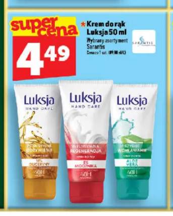 Krem do rąk Luksja Intensywne Odżywienie +2 warianty