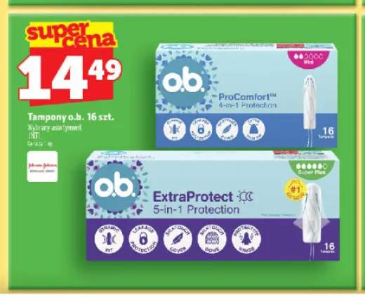 Tampony o.b. ExtraProtect +1 wariant