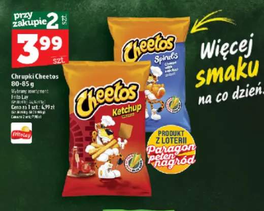 Chrupki Cheetos Ketchup +1 wariant
