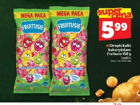 Chrupki kulki kukurydziane Fruitusie