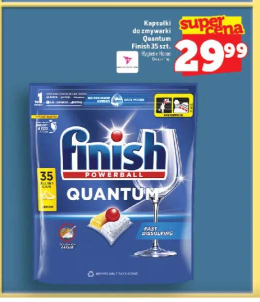 Kapsułki do zmywarki Quantum Finish