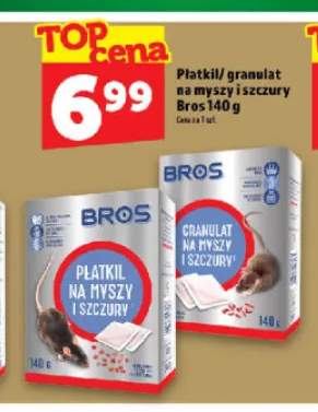 Granulat na myszy i szczury Bros +1 wariant