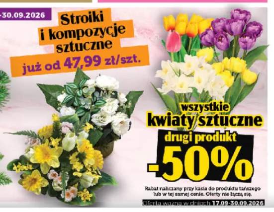 Kwiaty sztuczne