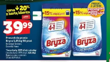 Proszek do prania Bryza do białego +1 wariant
