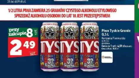 Piwo Tyskie Gronie