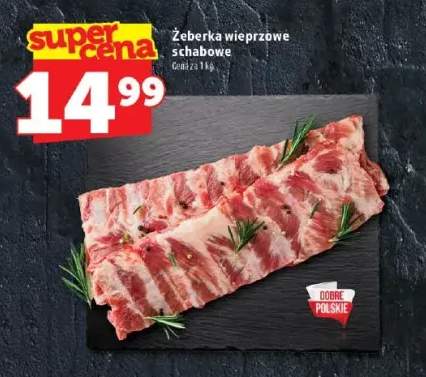Żeberka wieprzowe schabowe