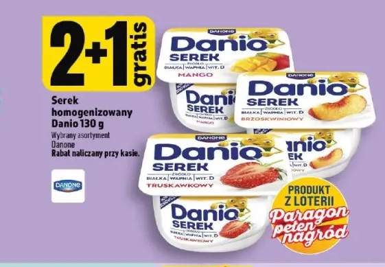 Serek homogenizowany Danio mango +2 warianty