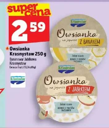 Owsianka bananowa Krasnystaw +1 wariant
