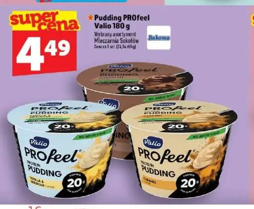 Pudding PROfeel Vanilla & Meringue Valio +2 warianty