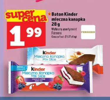 Baton Kinder Mleczna Kanapka +1 wariant