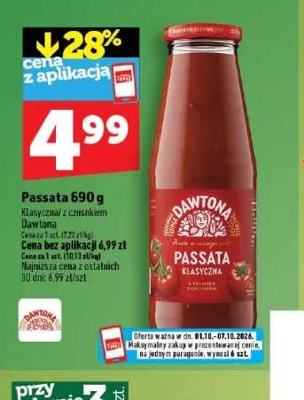 Passata klasyczna Dawtona +1 wariant