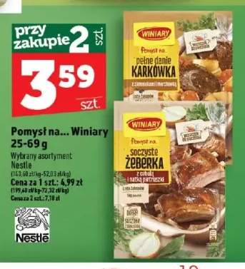 Pomysł na... pełne danie Karkówka z ziemniakami i marchewką Winiary +1 wariant