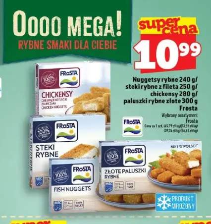Nuggetsy rybne Frosta +3 warianty