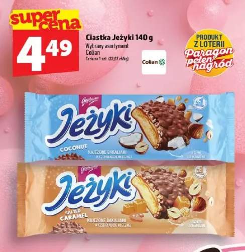 Ciastka Jeżyki Coconut +1 wariant