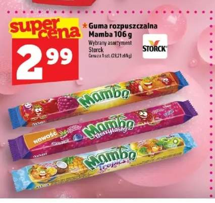 Guma rozpuszczalna Mamba +2 warianty