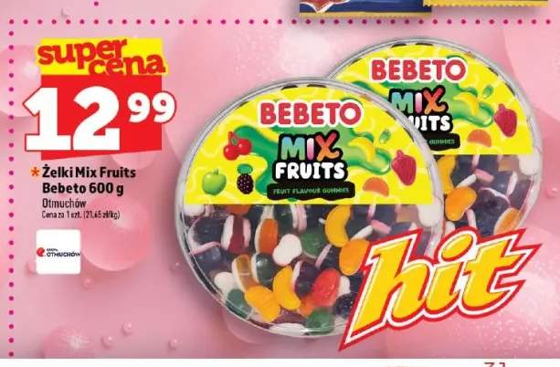 Żelki Mix Fruits Bebeto