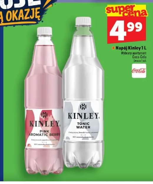 Napój Kinley Pink Aromatic Berry +1 wariant
