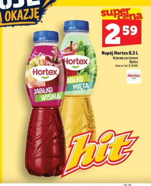 Napój Hortex jabłko-mięta +1 wariant