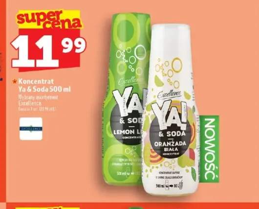Koncentrat Ya & Soda lemon lime Excellence +1 wariant