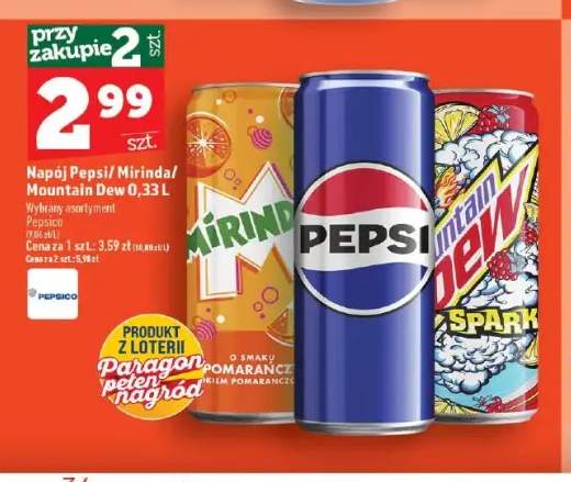 Napój gazowany Pepsi +2 warianty