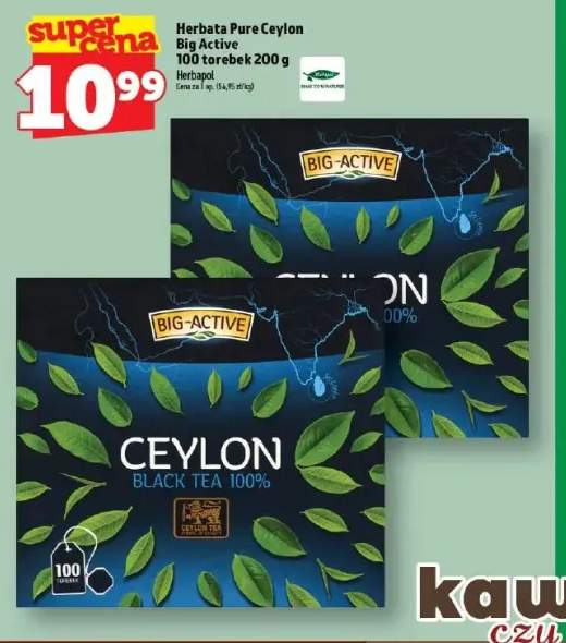 Herbata Pure Ceylon Big Active