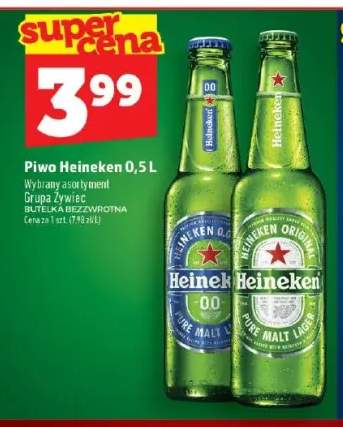 Piwo Heineken Original +1 wariant