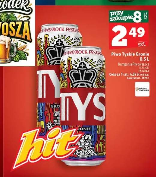 Piwo Tyskie Gronie