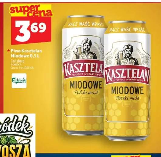 Piwo Kasztelan Miodowe