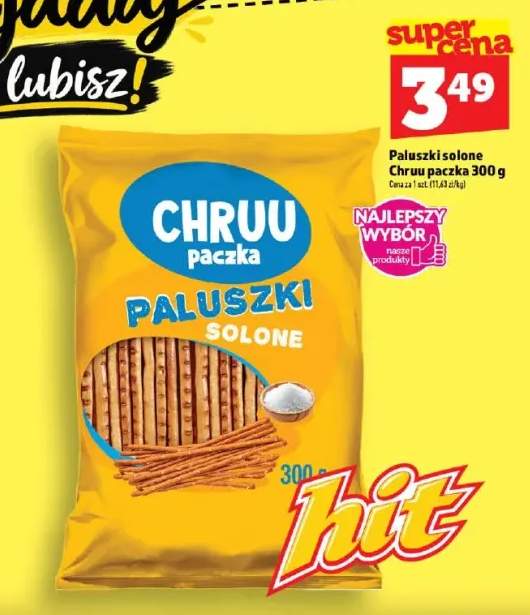 Paluszki solone Chruu paczka