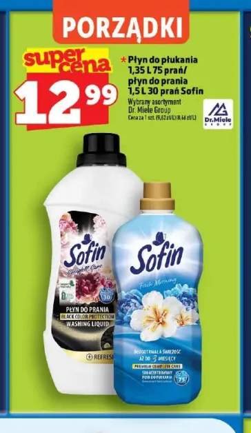 Płyn do płukania 75 prań Sofin +1 wariant