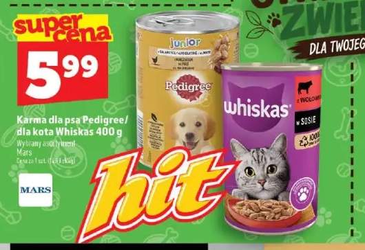 Karma dla psa Pedigree junior z kurczakiem +1 wariant