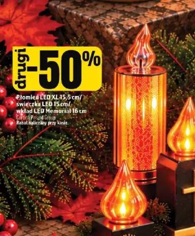 Płomień LED Xl 15,5 cm Cortina +2 warianty