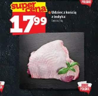 Udziec z kością z indyka