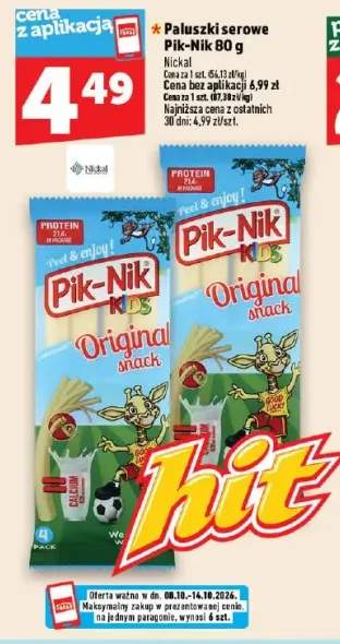 Paluszki serowe Pik-Nik Nickal