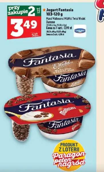 Jogurt Fantasia Maltesers Danone +4 warianty