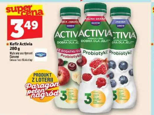 Kefir Activia wiśnia jabłko +2 warianty