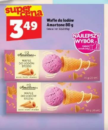 Wafle do lodów Amartone