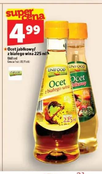 Ocet z białego wina Unifood +1 wariant