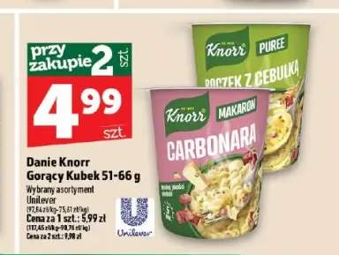 Danie Knorr Gorący Kubek puree boczek z cebulką +1 wariant