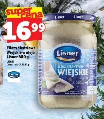 Filety śledziowe Wiejskie w oleju Lisner
