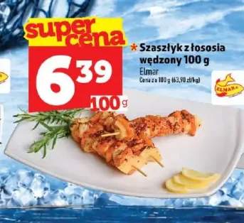 Szaszłyk z łososia wędzony Elmar