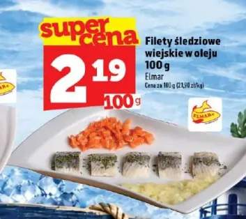 Filety śledziowe wiejskie w oleju Elmar