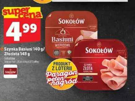 Szynka Złocista Sokołów +1 wariant