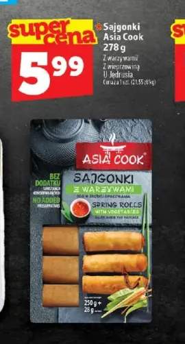Sajgonki z warzywami Asia Cook +1 wariant