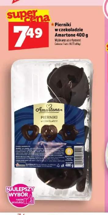 Pierniki w czekoladzie Amartone