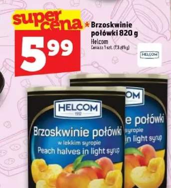 Brzoskwinie połówki Helcom