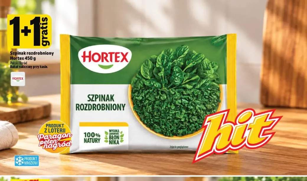 Szpinak rozdrobniony Hortex